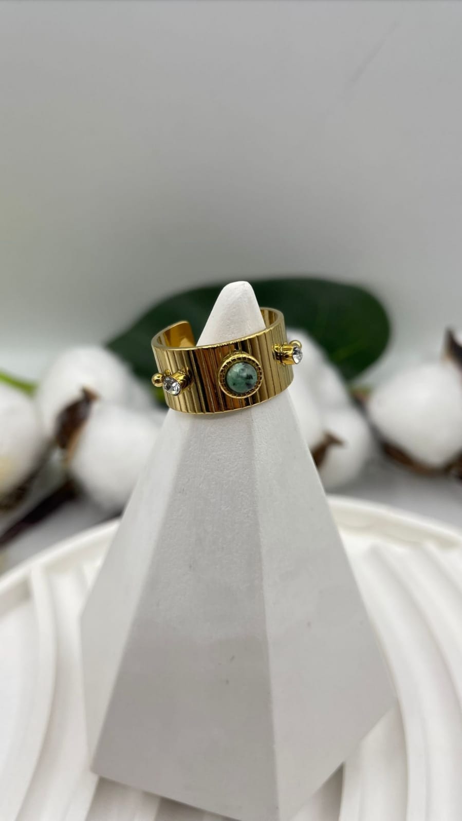 Vintage Turkuazlı Yüzük